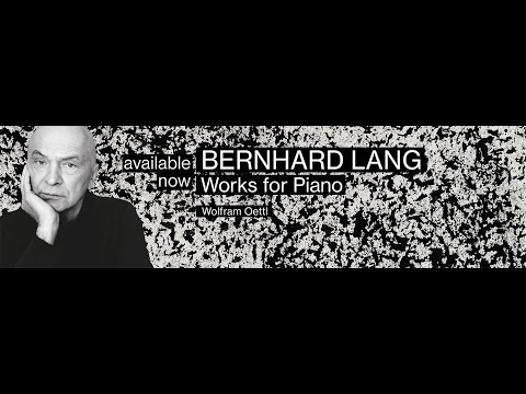Preview image for the video "Bernhard Lang talks about his Piano Music". Preview image for the video "Bernhard Lang talks about his Piano Music".